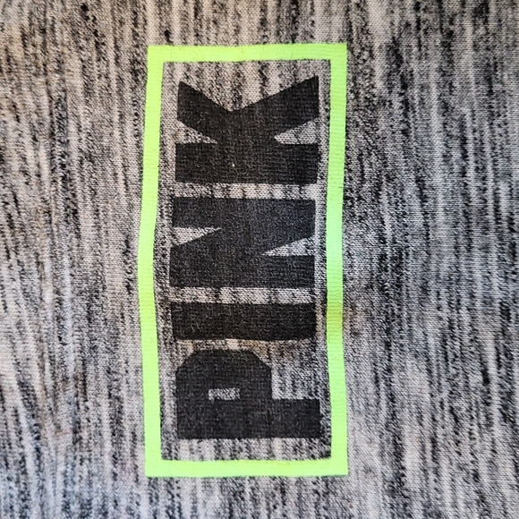 Grey Pink Tshirt Victoria Secret M - Picture 5 of 6